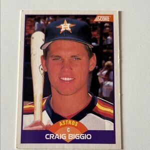 Craig Biggio Astros Baseball Card